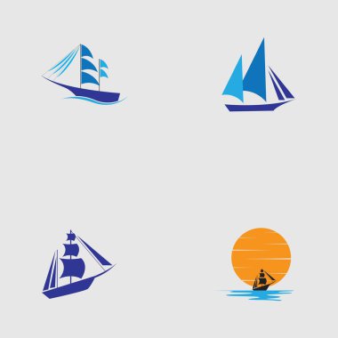 Gri arkaplanda geleneksel fenisi teknesinin vektör çizimi