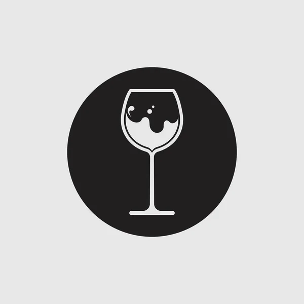 Modelo Design Ilustração Logotipo Vinho Moderno — Vetor de Stock