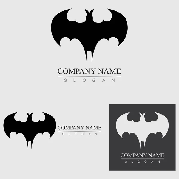 Modelo Design Ilustração Logotipo Vetor Morcego — Vetor de Stock