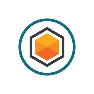 Blok zinciri logo çizim tasarımı teknolojisi