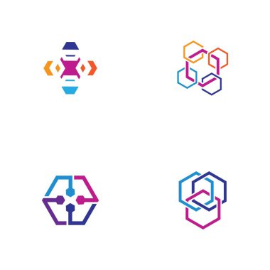 Block Chain Logo Teknoloji Simgesi
