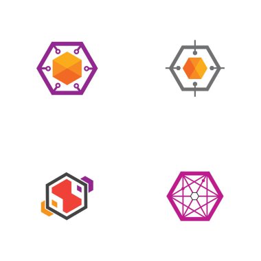 Block Chain Logo Teknoloji Simgesi