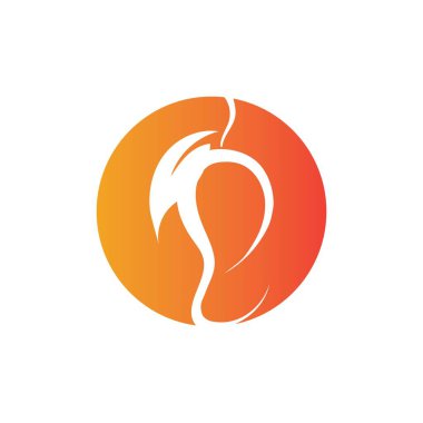 mango meyve vektör illüstrasyon logo simgesi