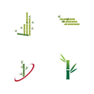 Bambu Logosu Şablon vektör resimleme tasarımını ayarla