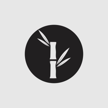 Bambu Logo Şablonu vektör çizimi tasarımı