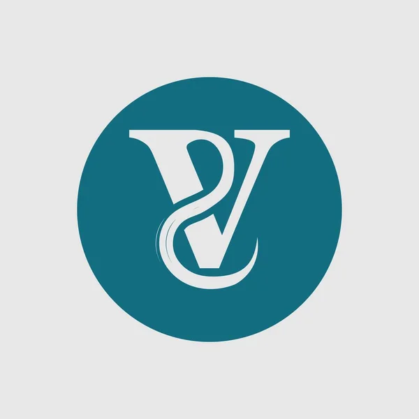Vettore Della Lettera Modello Design Del Logo Aziendale — Vettoriale Stock