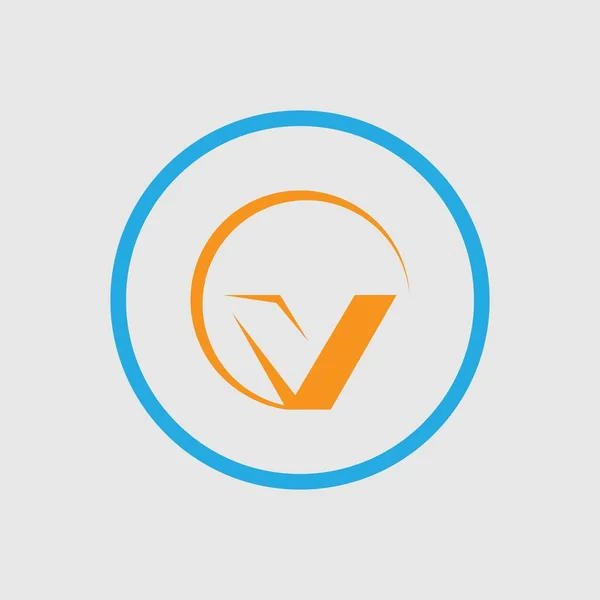 Carta Logotipo Vector Ilustración Diseño Plantilla — Vector de stock