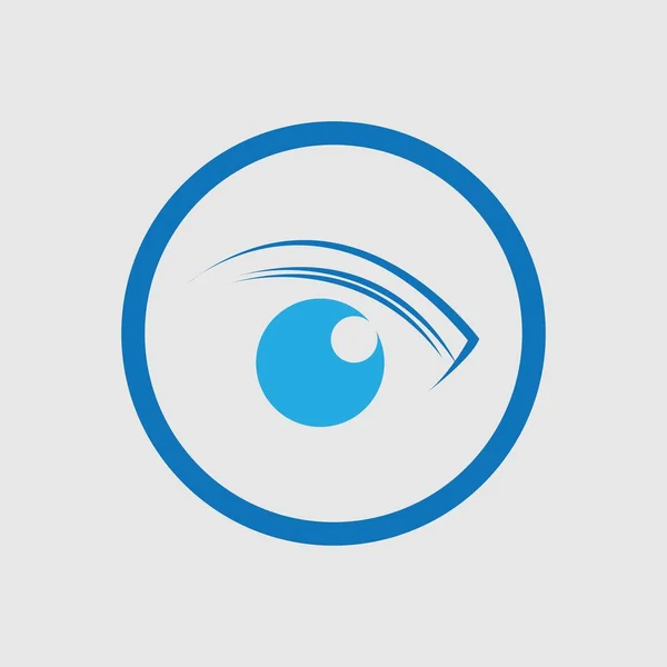Векторный Дизайн Логотипа Глаза — стоковый вектор