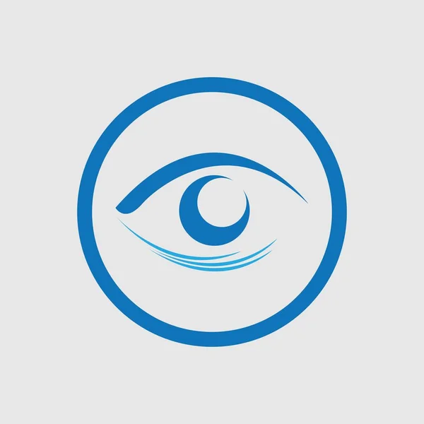 Eye Logo Vector Illustration Design Template — Vector de stock