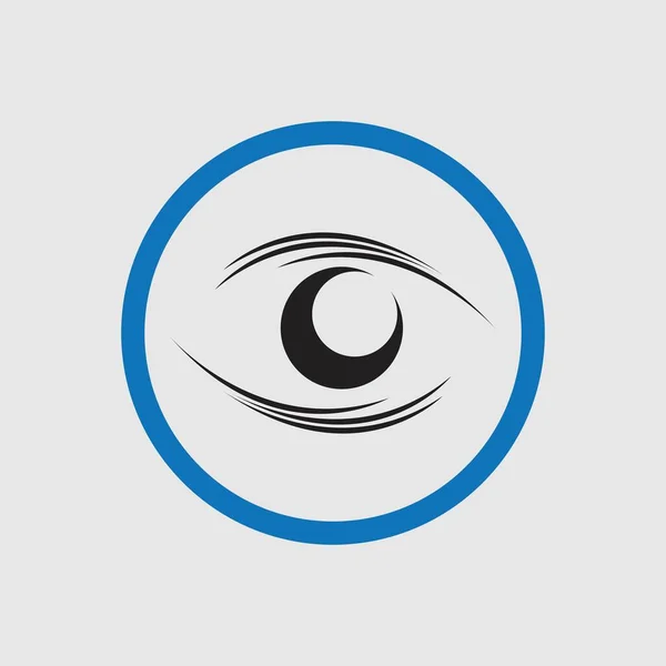 Eye Logo Vector Illustration Design Template — Stock vektor