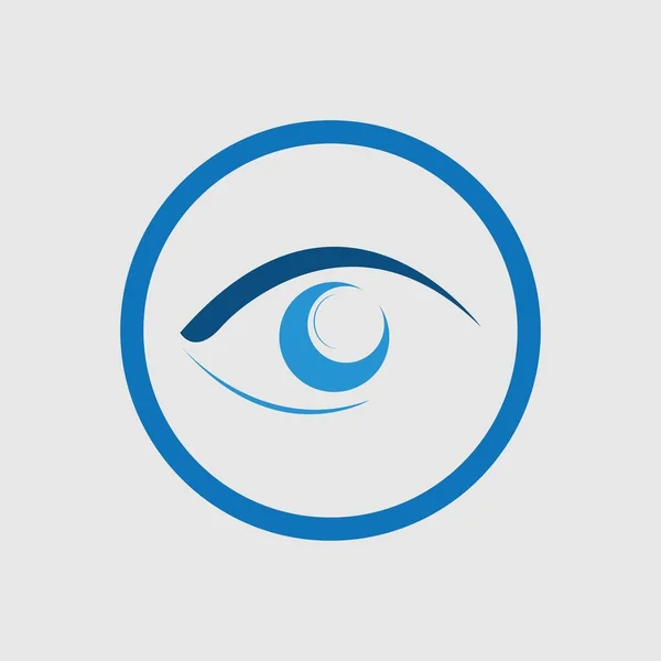 Eye Logo Vector Illustration Design Template — ストックベクタ