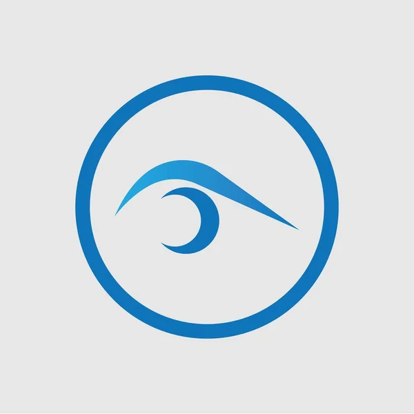 Eye Logo Vector Illustration Design Template — Stock vektor