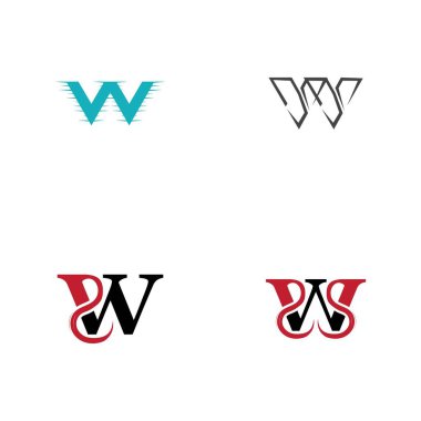 Letter W Business corporate abstract unity vector logo design template