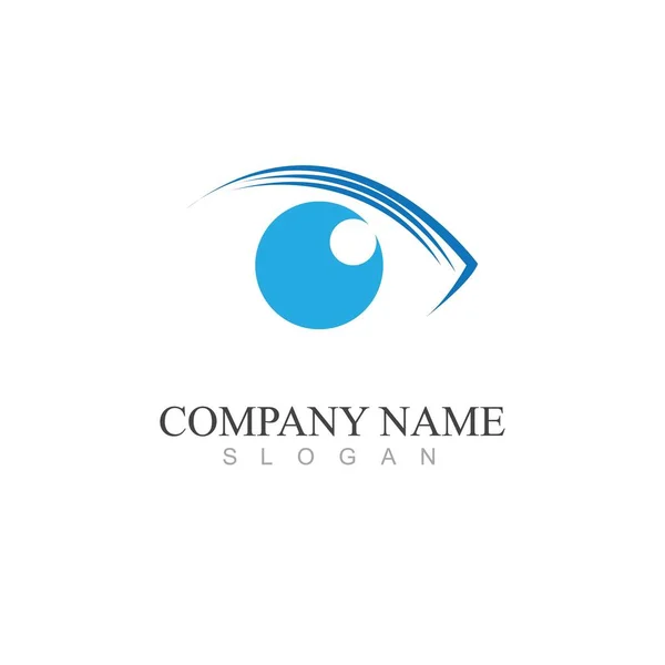 Identità Branding Corporate Eye Care Logo Vettoriale Design — Vettoriale Stock