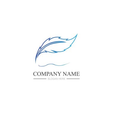 Tüy logo resimleri tasarım şablonu