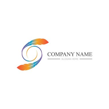 Tüy logo resimleri tasarım şablonu