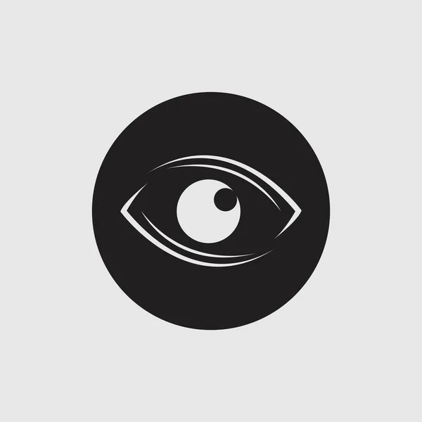 Diseño Del Logo Del Vector Eye Care — Archivo Imágenes Vectoriales