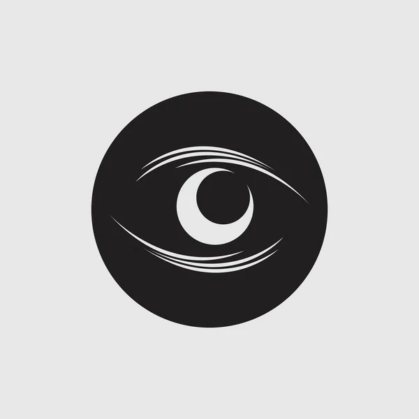 Diseño Del Logo Del Vector Eye Care — Archivo Imágenes Vectoriales