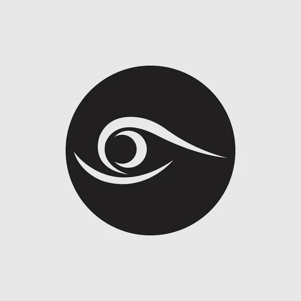 Göz Bakımı Vektör Logosu Tasarımı — Stok Vektör