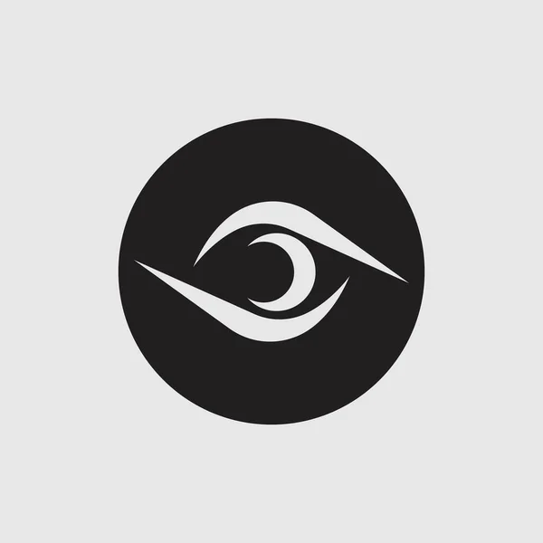 Göz Bakımı Vektör Logosu Tasarımı — Stok Vektör