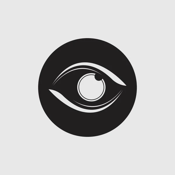 Diseño Del Logo Del Vector Eye Care — Archivo Imágenes Vectoriales