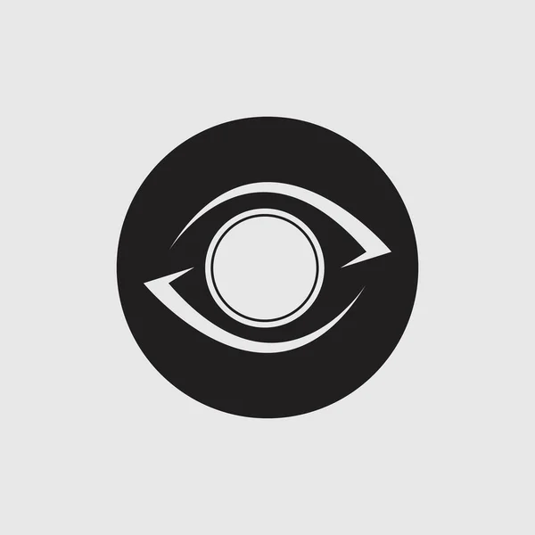 Diseño Del Logo Del Vector Eye Care — Archivo Imágenes Vectoriales