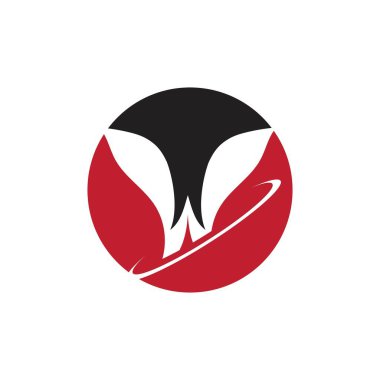 w business logo vector illustration on white background