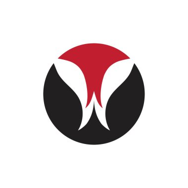 w business logo vector illustration on white background