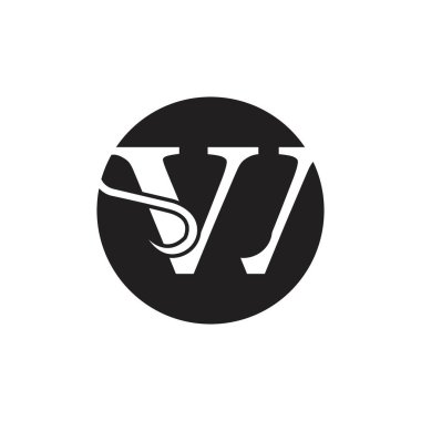 w business logo vector illustration on white background