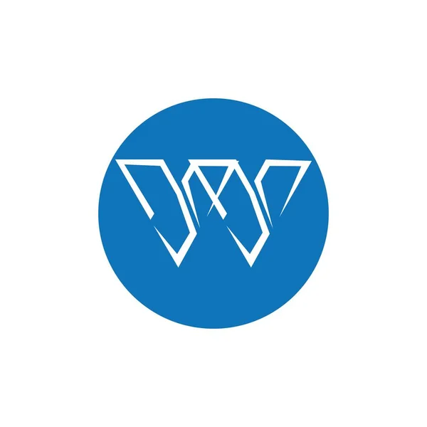 Επιχειρηματικό Λογότυπο Διανυσματική Απεικόνιση Λευκό Φόντο — Διανυσματικό Αρχείο