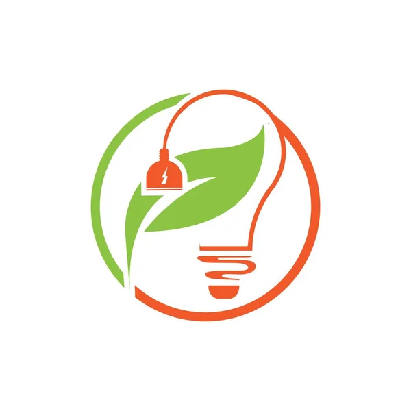 Electrical Plug Logo Vector Illustration Design — Stockvektor