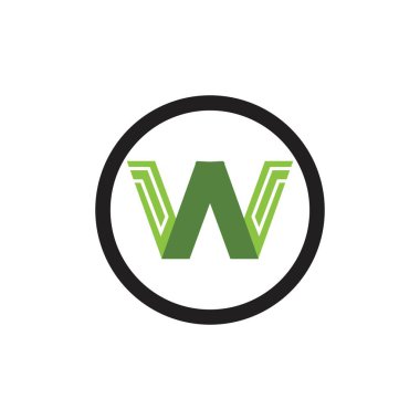 Letter W Business vector logo design template on white background