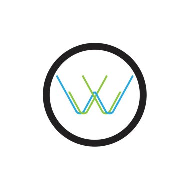 Letter W Business vector logo design template on white background