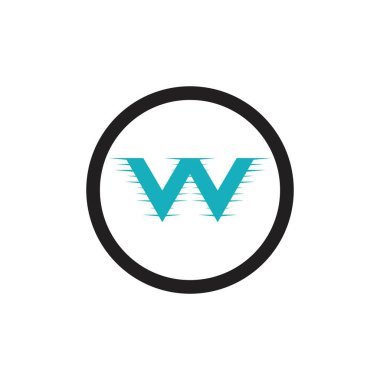 Letter W Business vector logo design template on white background