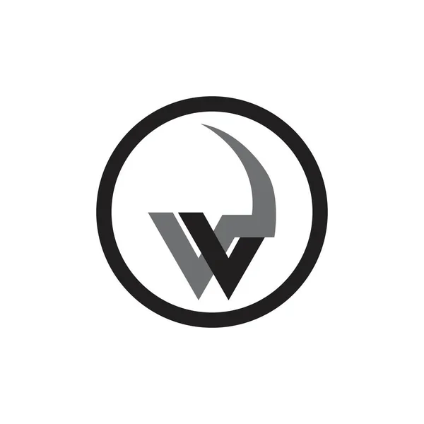 Letter Business Vector Logo Design Template White Background — Archivo Imágenes Vectoriales