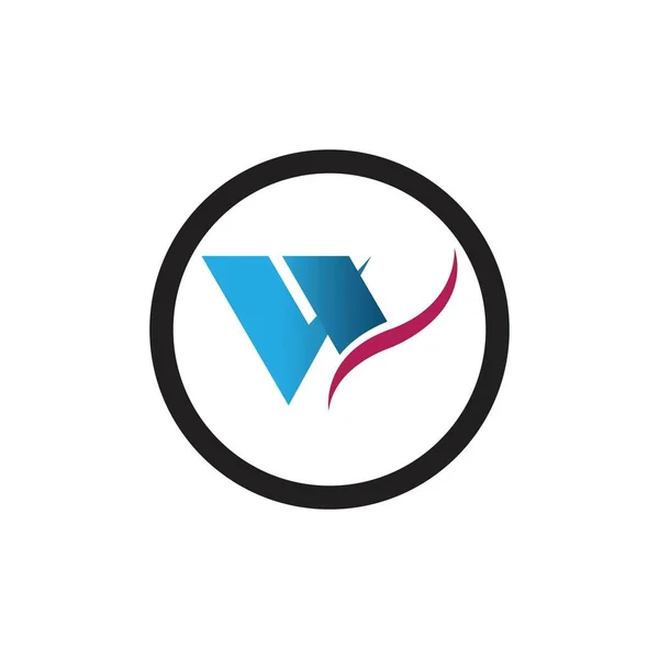 Letter Business Vector Logo Design Template White Background — Vettoriale Stock