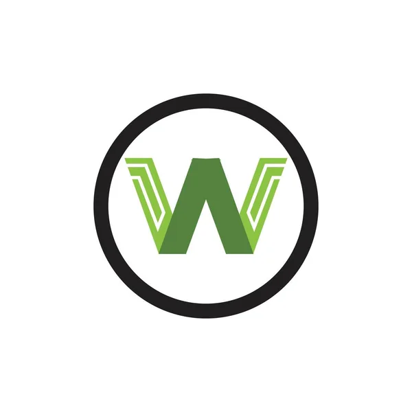 Letter Business Vector Logo Design Template White Background — 图库矢量图片