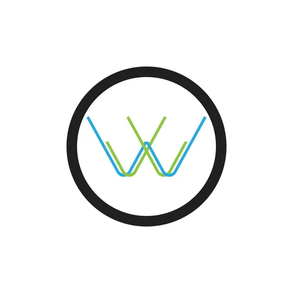 Letter Business Vector Logo Design Template White Background — Stock Vector