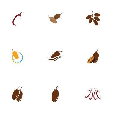 Tarihler Fruit logo dizaynları, Arap Meyve logo şablonu