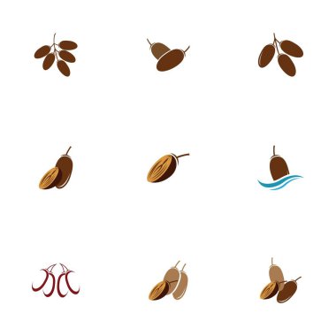 Tarihler Fruit logo dizaynları, Arap Meyve logo şablonu