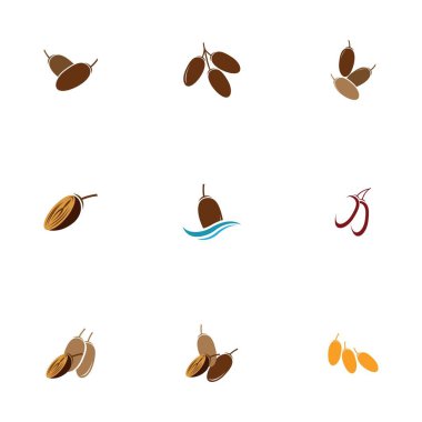 Tarihler Fruit logo dizaynları, Arap Meyve logo şablonu