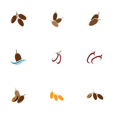 Tarihler Fruit logo dizaynları, Arap Meyve logo şablonu