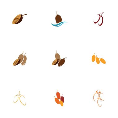 Tarihler Fruit logo dizaynları, Arap Meyve logo şablonu