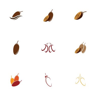 Tarihler Fruit logo dizaynları, Arap Meyve logo şablonu