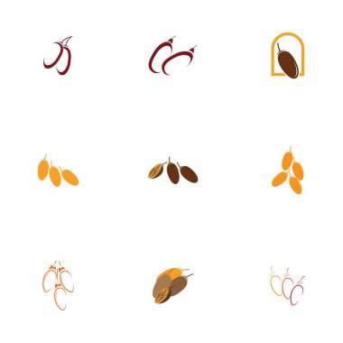 Tarihler Fruit logo dizaynları, Arap Meyve logo şablonu