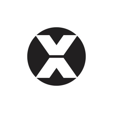 Harf X İş kurumsal birleşik vektör logo tasarım şablonu