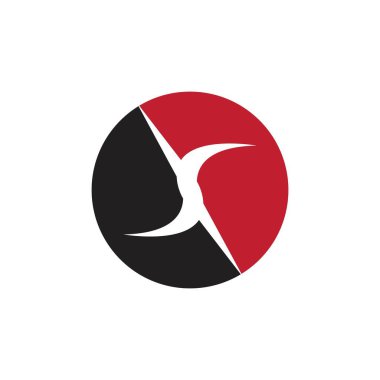 Harf X İş kurumsal birleşik vektör logo tasarım şablonu