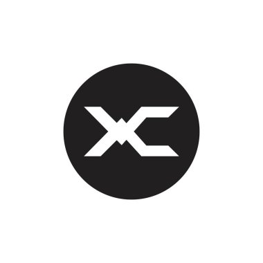 Harf X İş kurumsal birleşik vektör logo tasarım şablonu