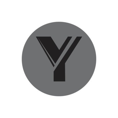 yaratıcı Harf Y Logo Şablon vektör simgesi tasarımı