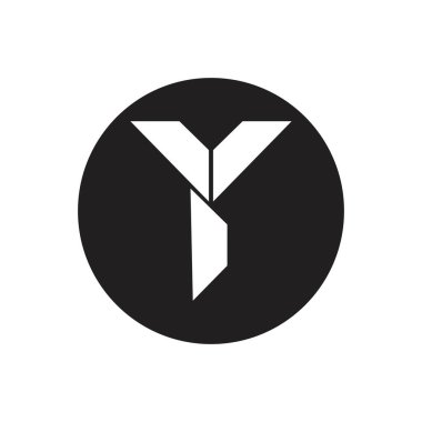 yaratıcı Harf Y Logo Şablon vektör simgesi tasarımı